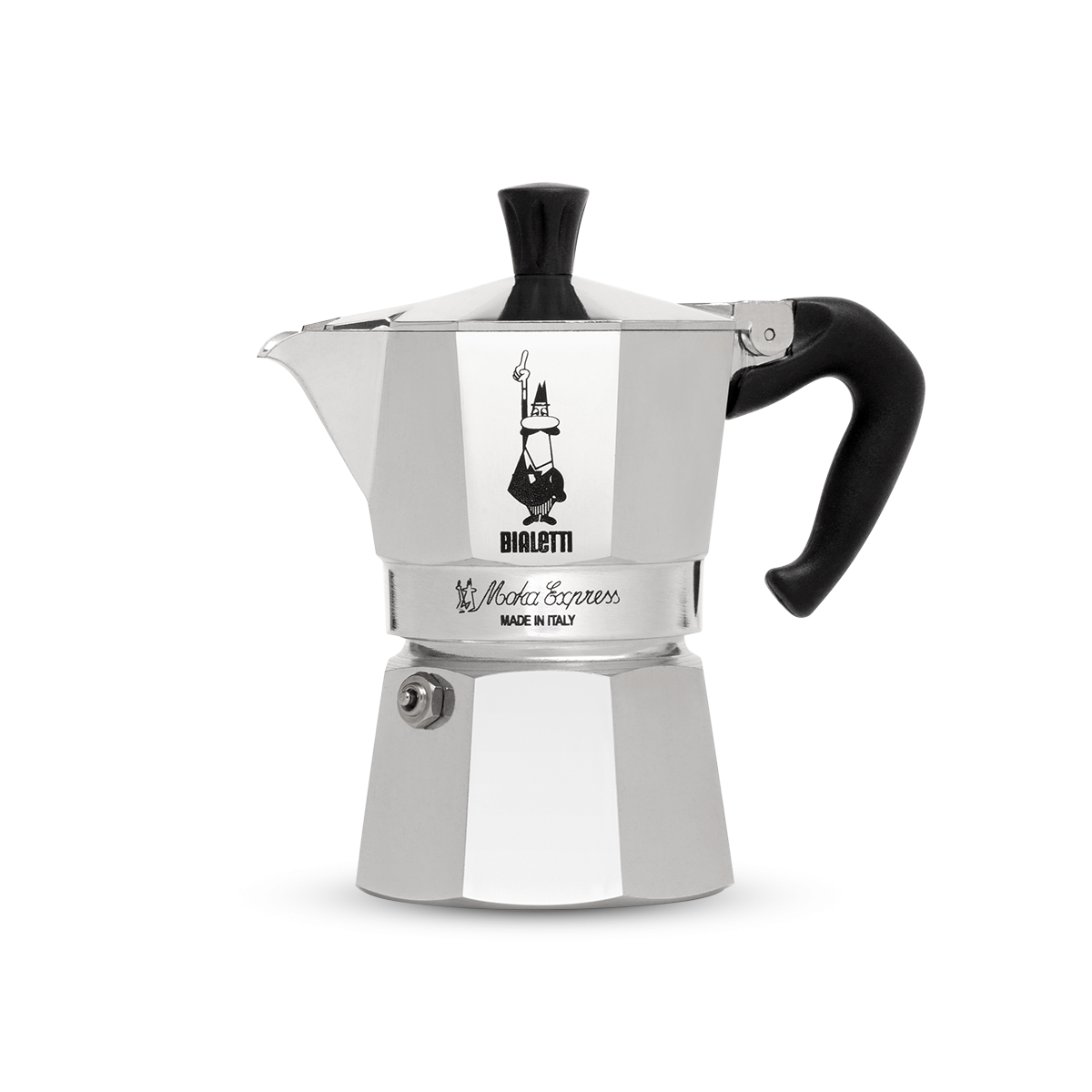 Bialetti Moka Express 1 Cup (60 ml) Stovetop Coffee Maker
