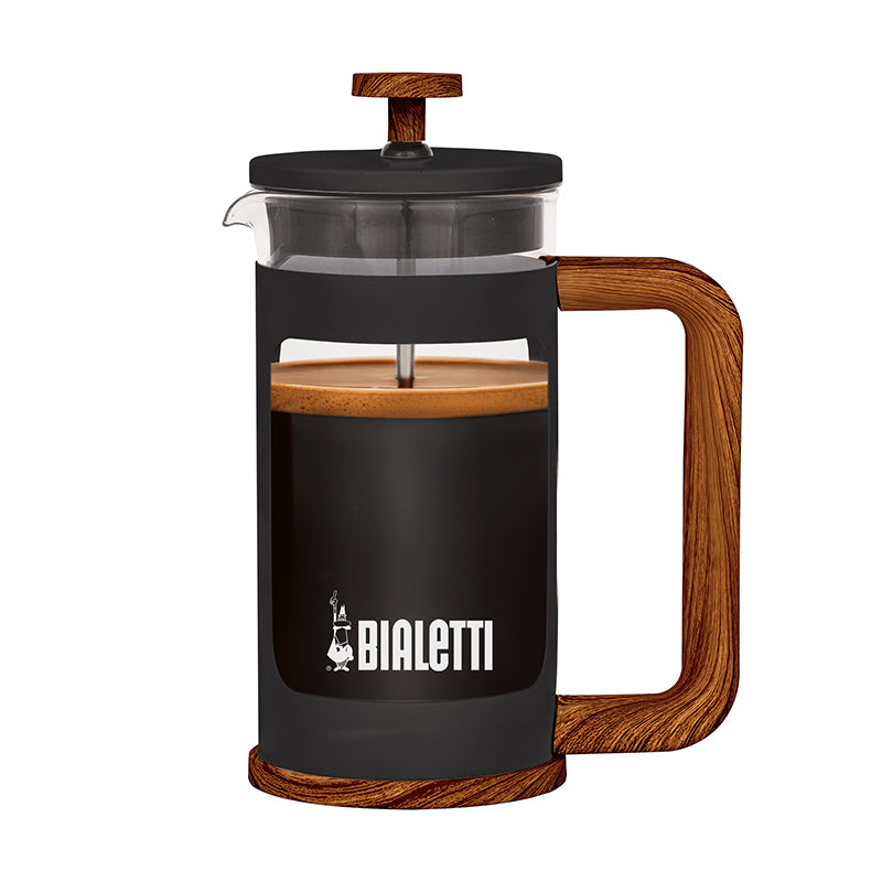 Bialetti Woody Coffee Press – Black – 350 ml