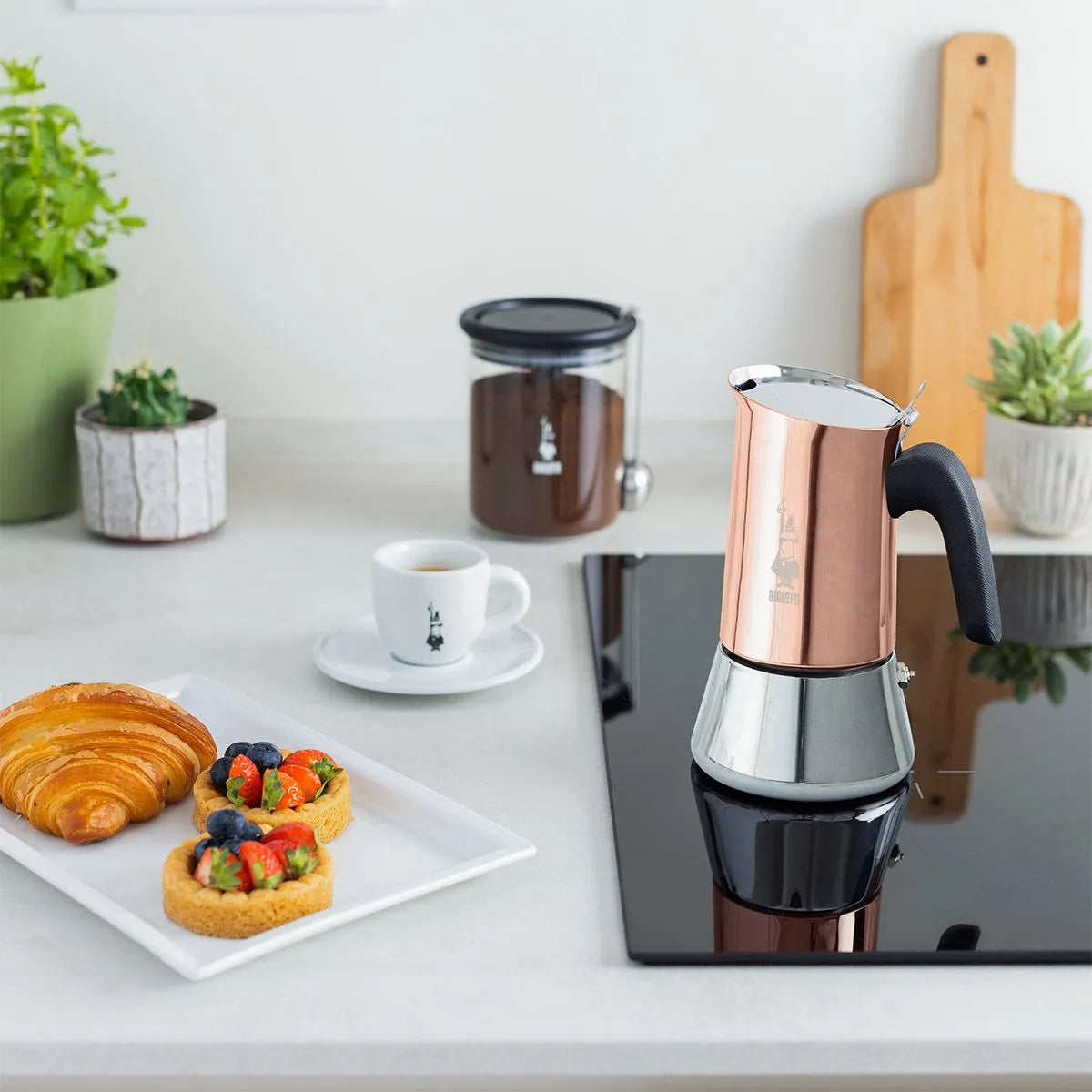 Bialetti New Venus Copper 6 Cup (235ml) Stovetop Coffee Maker