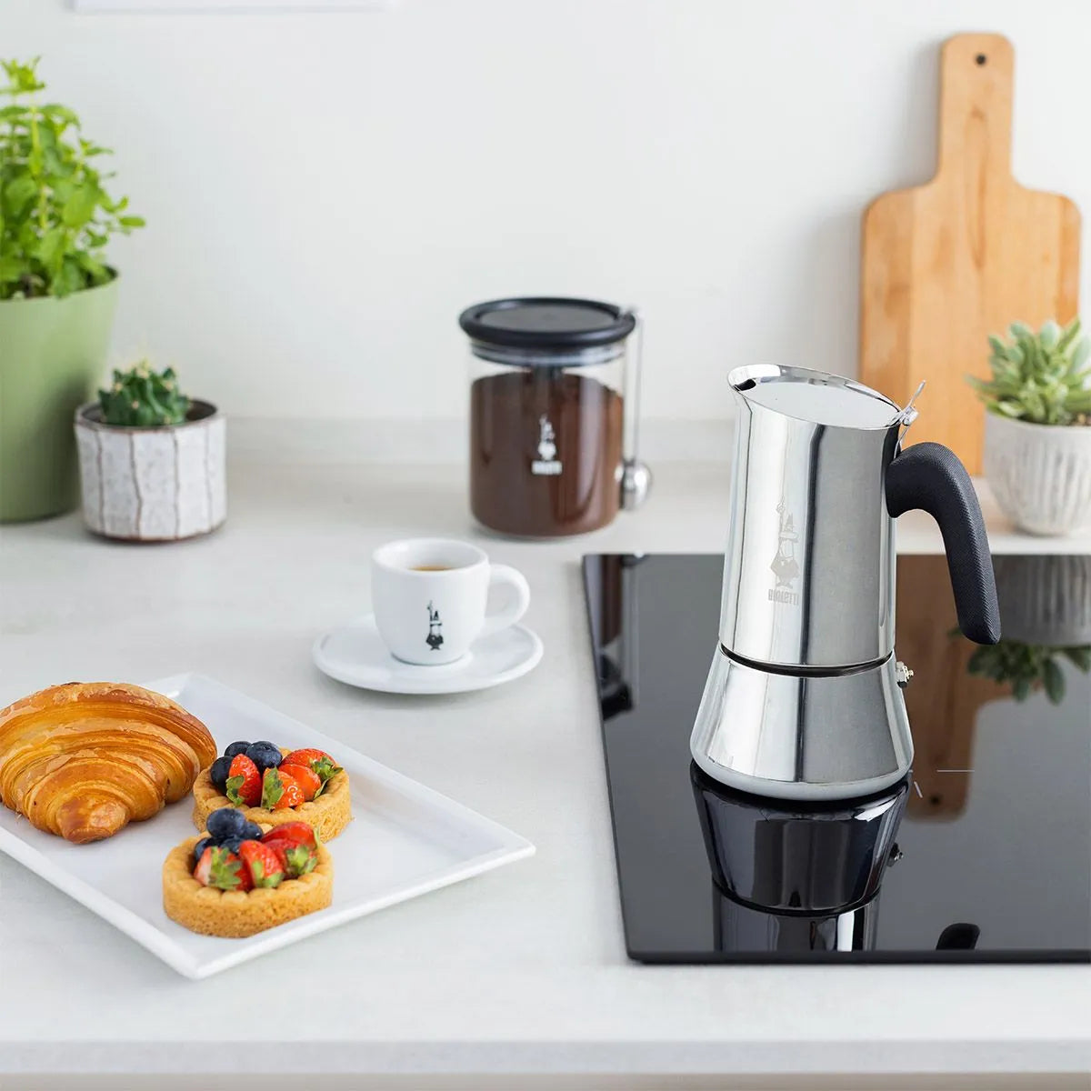 Bialetti New Venus 2 Cup (85ml) Stovetop Coffee Maker (Non-Induction)