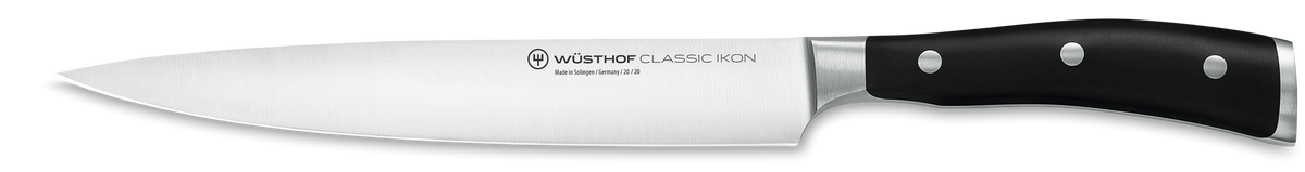 Wusthof Classic Ikon Black Carving Knife - 20cm