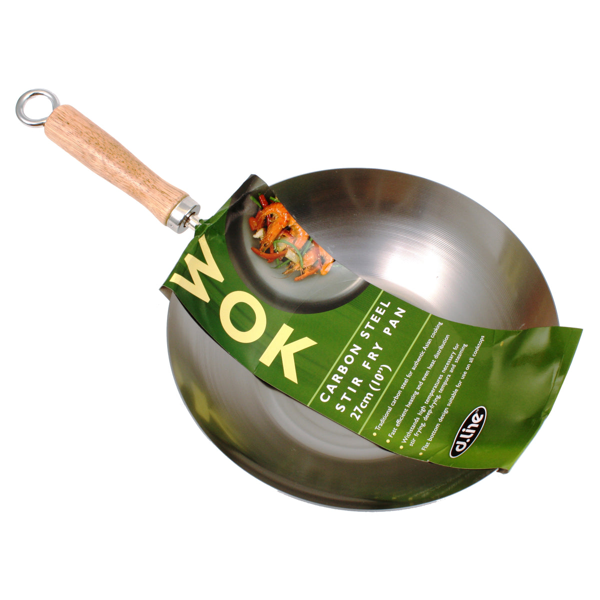 D.Line Carbon Steel Stir Fry Pan 27 cm