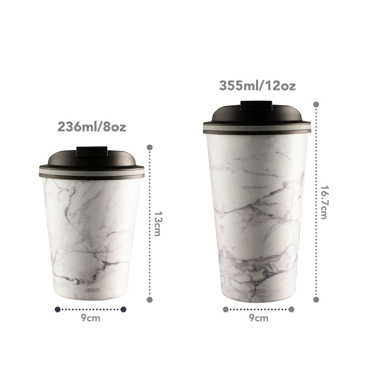Avanti GOCUP Double Wall Insulated Cup - Rose Gold - 236ml