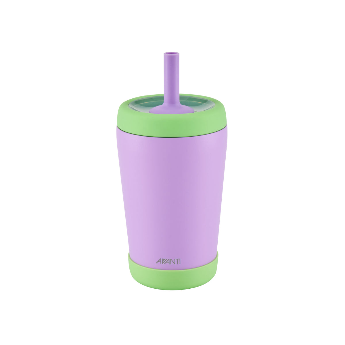 Avanti YumYum Insulated Tumbler with Bumper 350ml Purple/Green