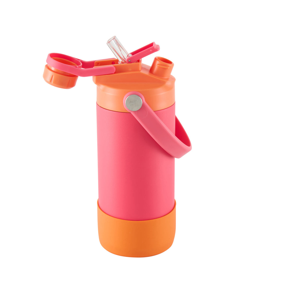 Avanti YumYum 2 Way Drinking Insulated Bottle, 400ml - Watermelon/Orange