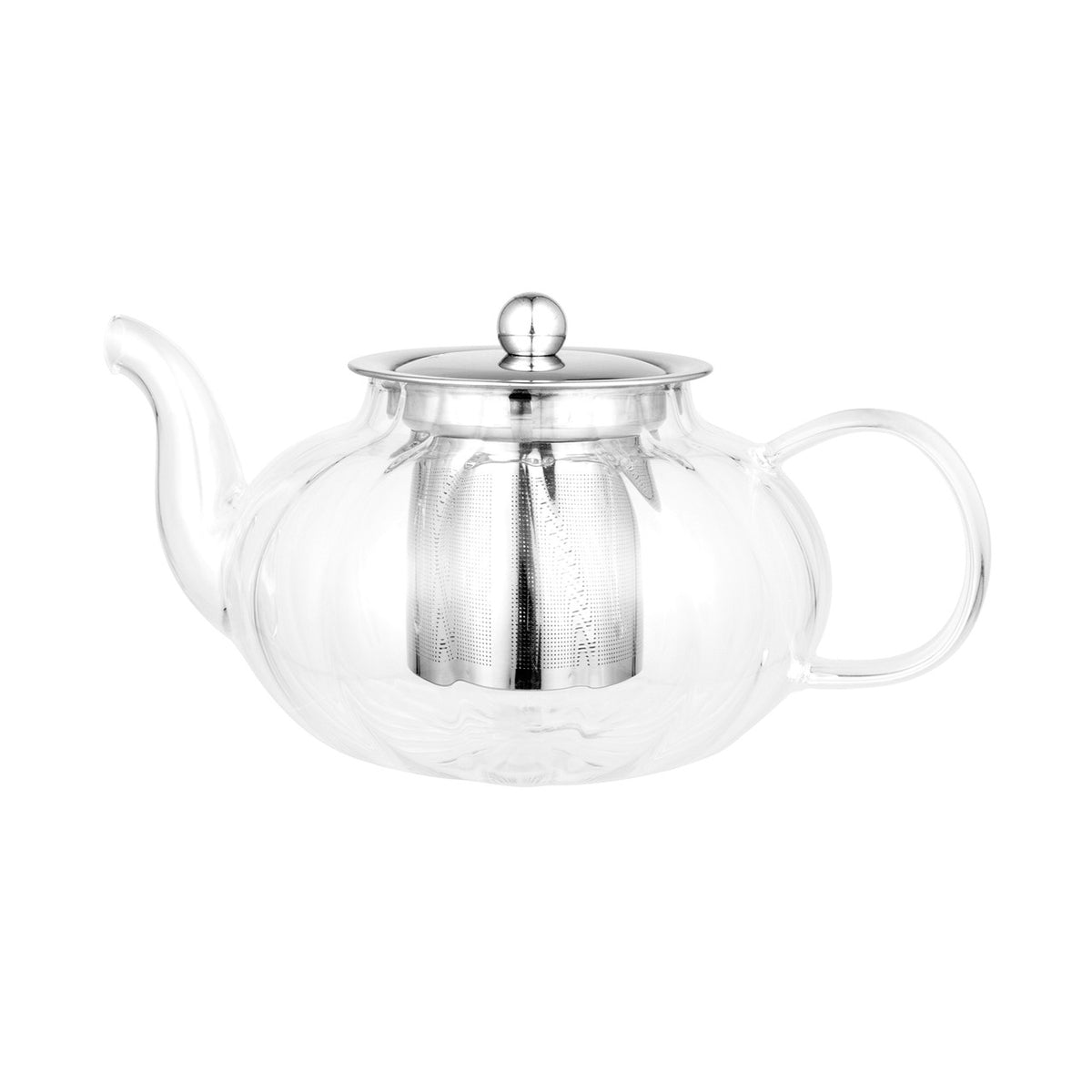 Avanti Vortice Ribbed Glass Teapot - 800ml