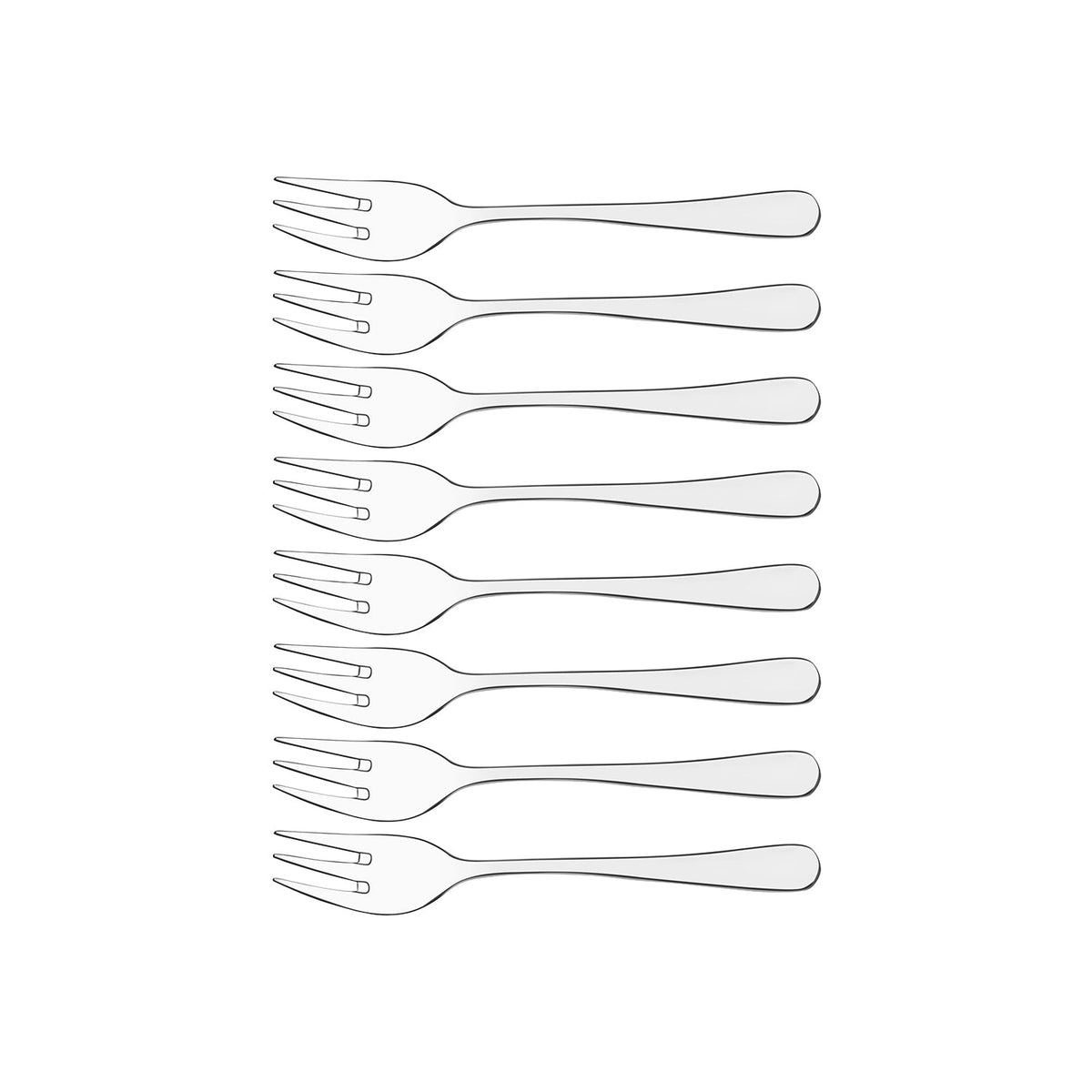 Tablekraft York Cake Fork Set 8pc