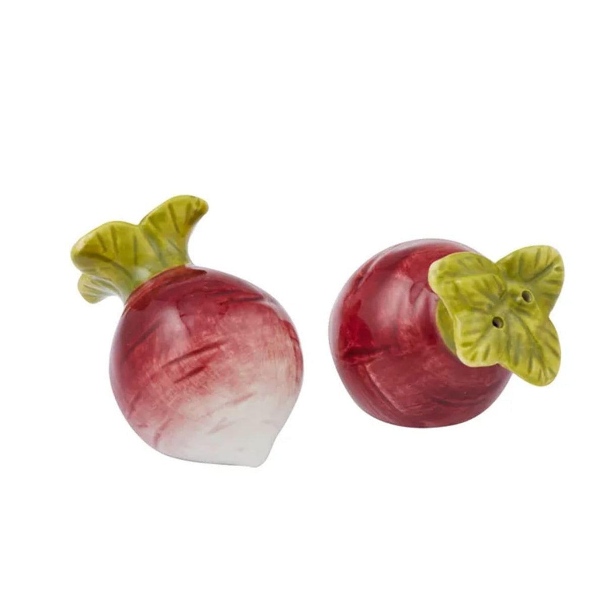 Coast To Coast Patch Radish 2-Piece Ceramic Salt & Pepper Set