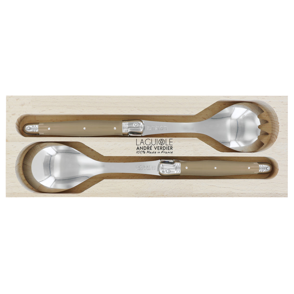 Laguiole André Verdier Débutant Sand Salad Set 2 Piece