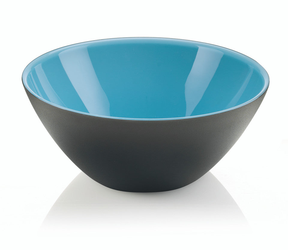 Guzzini Fusion Bowl 25cm - Blue & Black