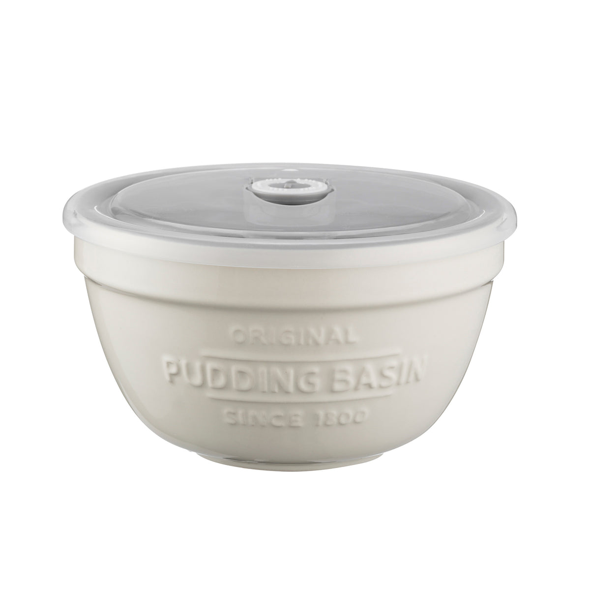 Mason Cash Innovative Kitchen Pudding Basin with lid, 15.5 x 9cm/900ml