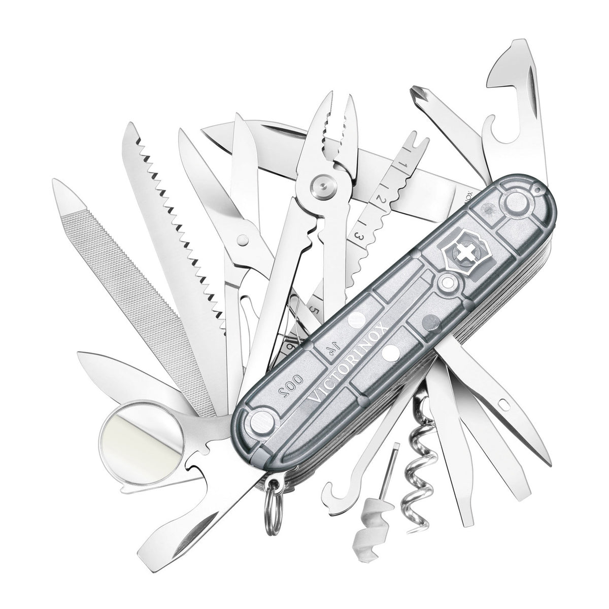 Victorinox Swiss Champ Silvertech Swiss Army Knife (Silver)