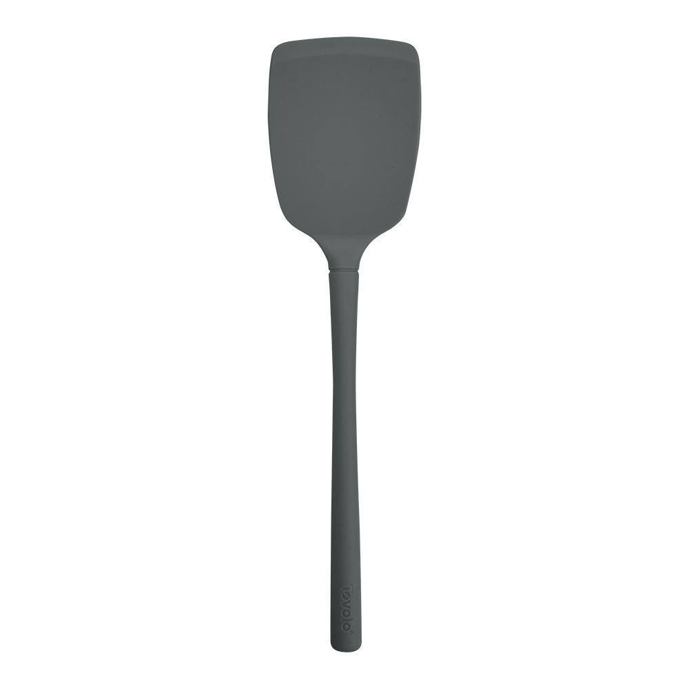 Tovolo Flex-Core All Silicone Solid Turner - Charcoal