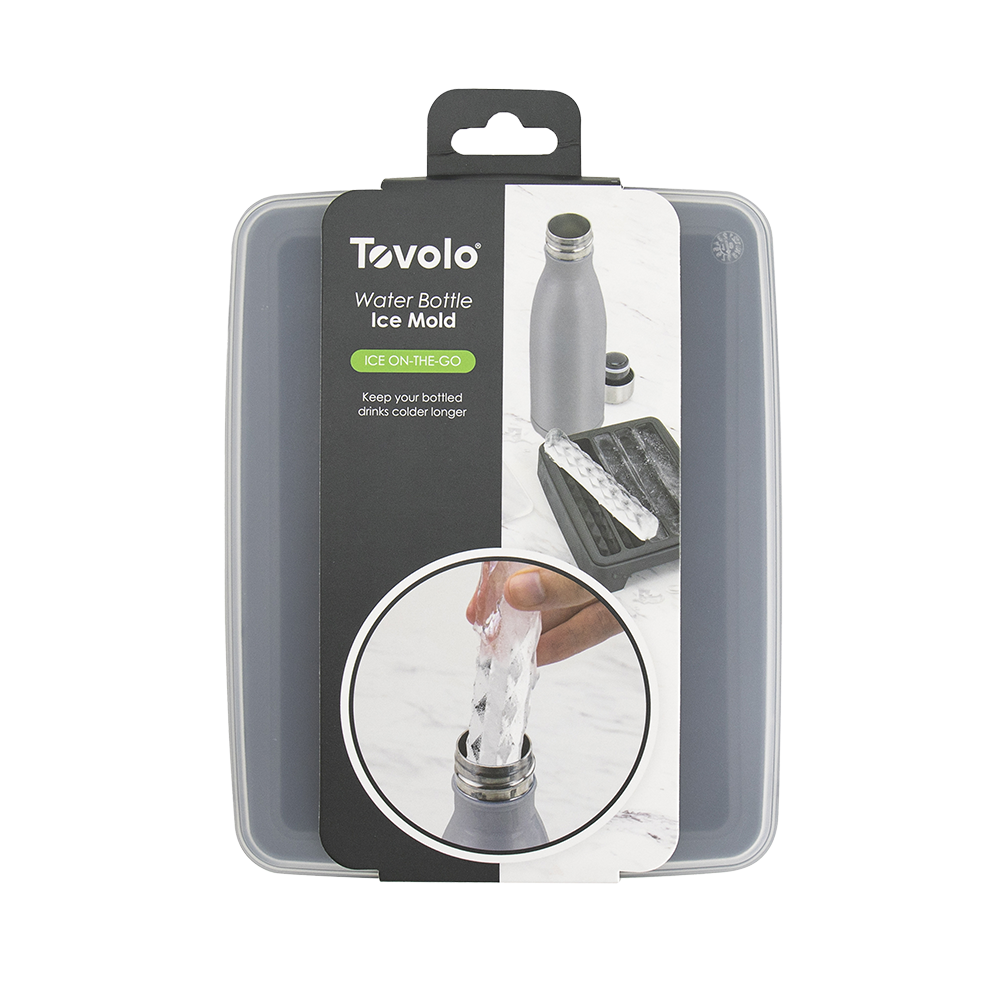 Tovolo Water Bottle Ice Tray - Charcoal