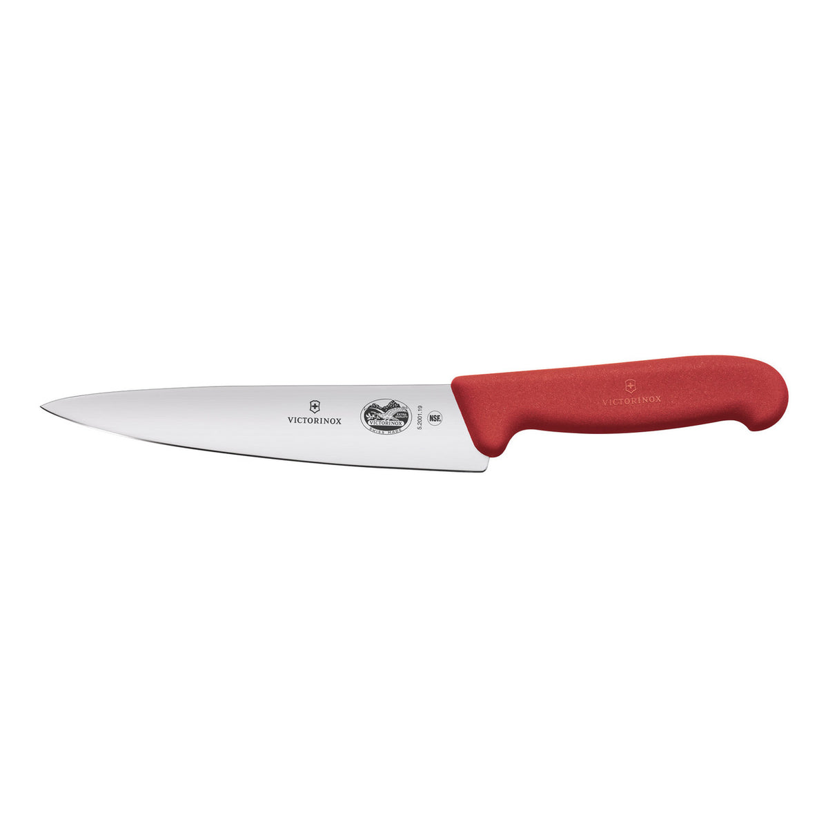 Victorinox Fibrox Carving Knife 19cm (Red)
