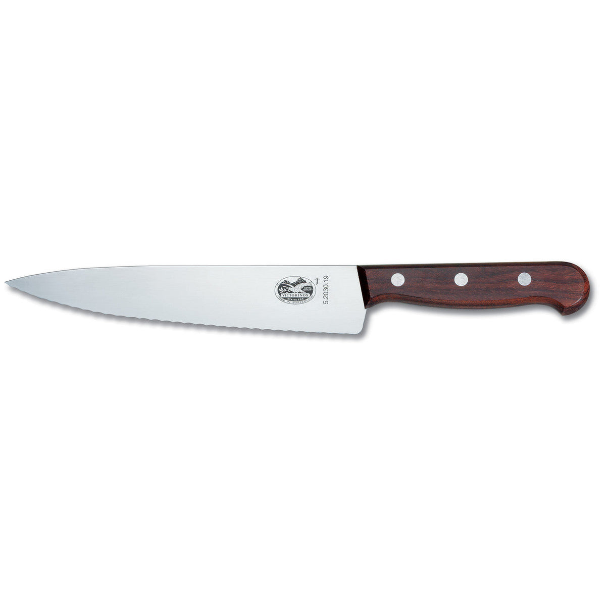 Victorinox Wood Cook's Carving Knife Serrated 19cm (Pine)