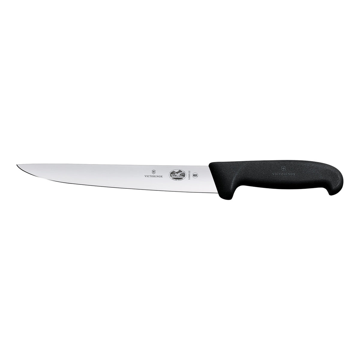 Victorinox Fibrox Sticking Knife Straight Edge 20cm (Black)