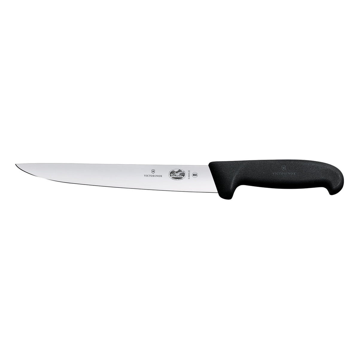 Victorinox Fibrox Sticking Knife Straight Edge 22cm (Black)