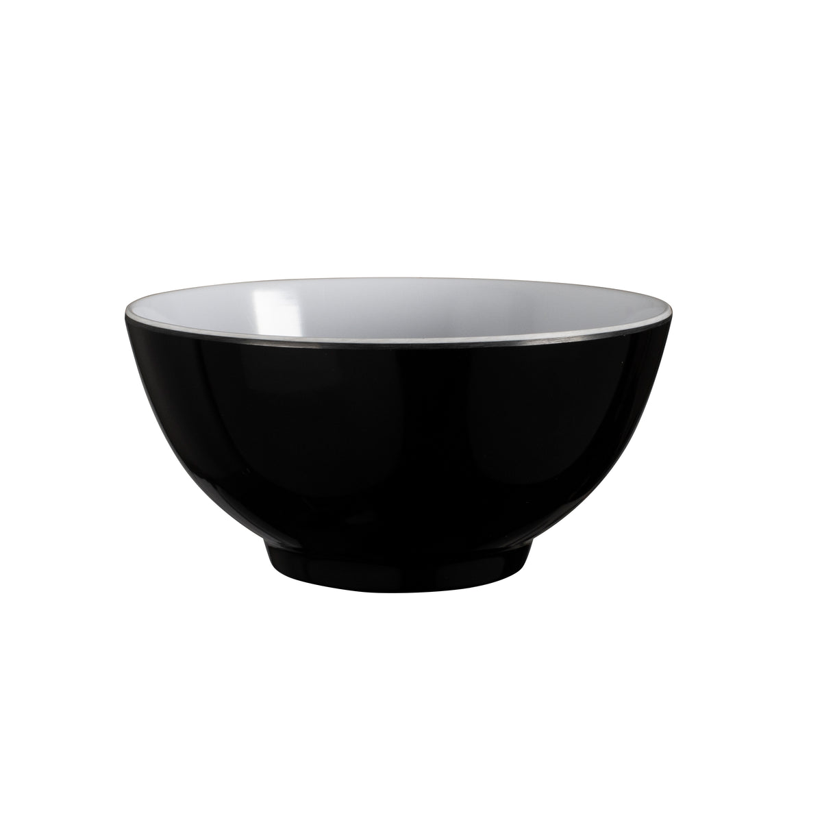 Serroni Two-Tone Melamine Bowl 15cm - Black