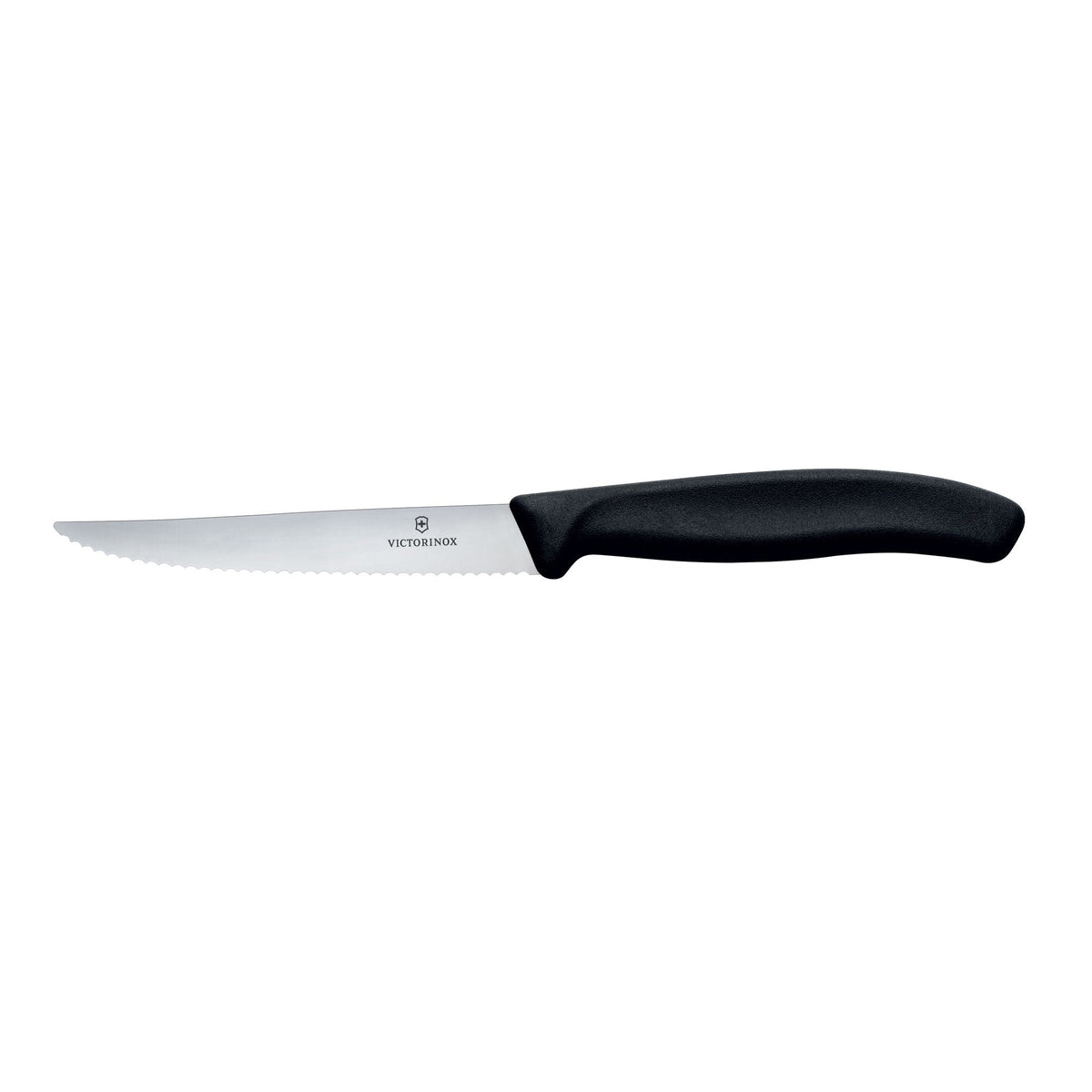 Victorinox Swiss Classic Steak Knife Serrated Pointed Tip (Black)