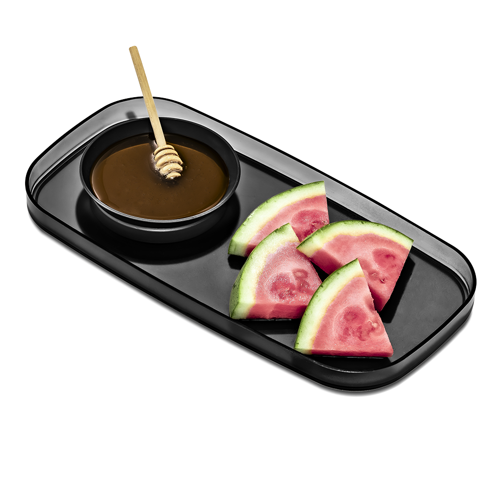 Madesmart Dipware Appetiser Tray with Bowl - Carbon Black