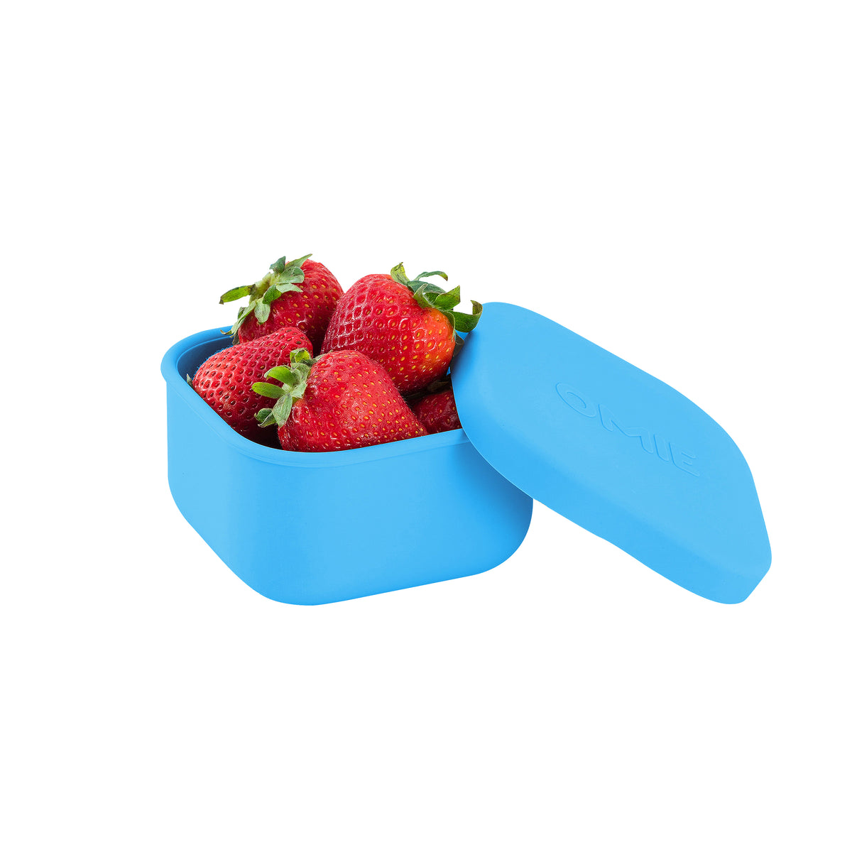 OmieSnack Silicone Container 280ml - Blue