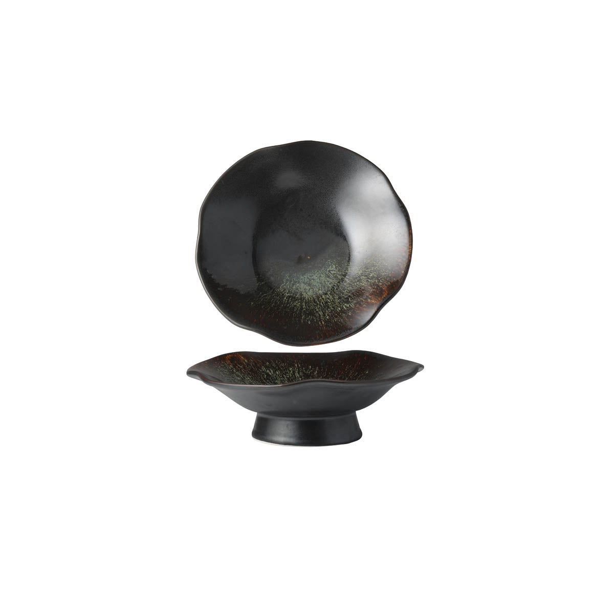 Tablekraft Fusion Pedestal Plate 205x66mm Patina