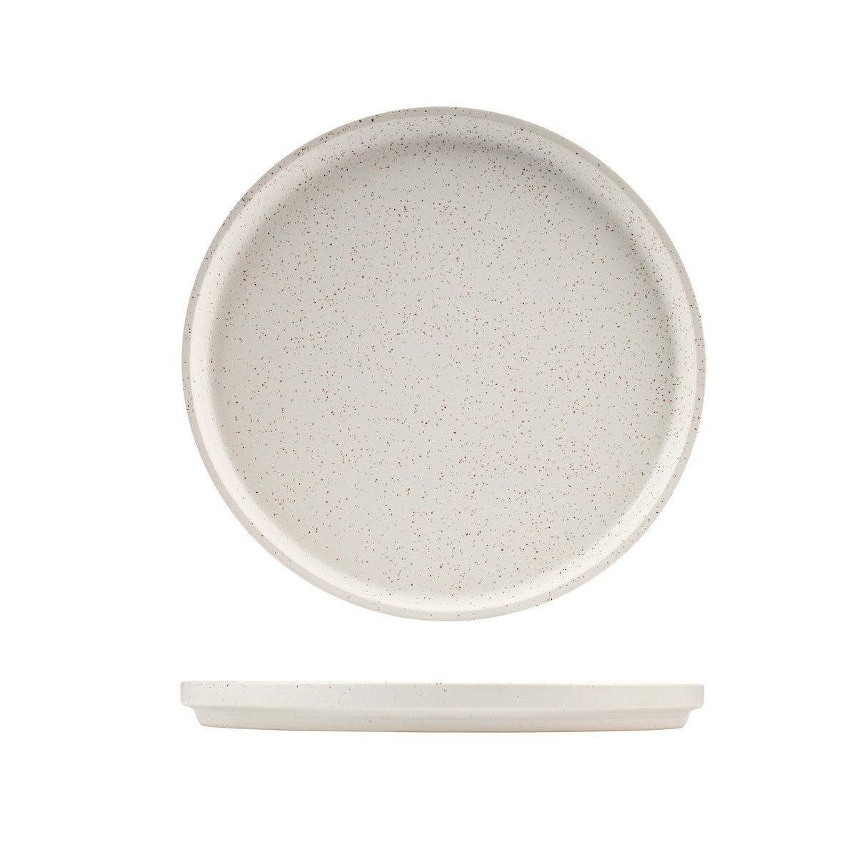 Luzerne Dune Shell Round Stackable Plate (270mm Ø)