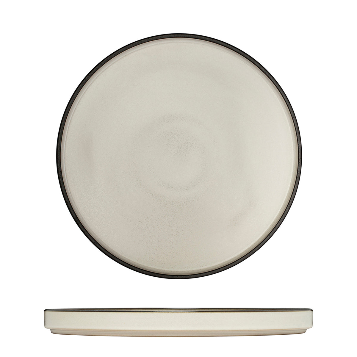Luzerne Mod Dusted White Round Stackable Plate (235mm Ø)