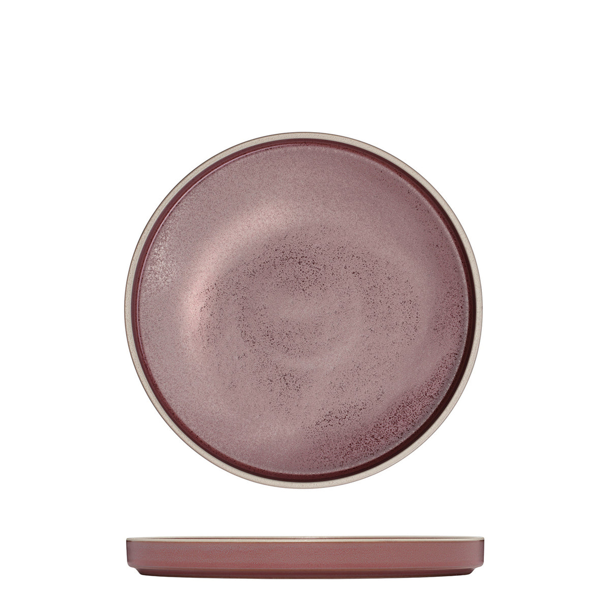 Luzerne Mod Smokey Plum Round Stackable Plate (200mm Ø)