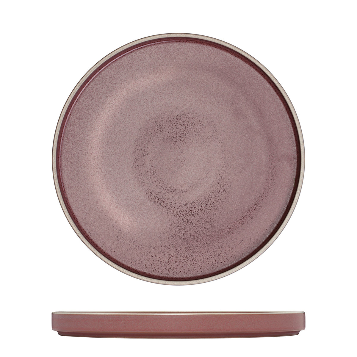 Luzerne Mod Smokey Plum Round Stackable Plate (235mm Ø)
