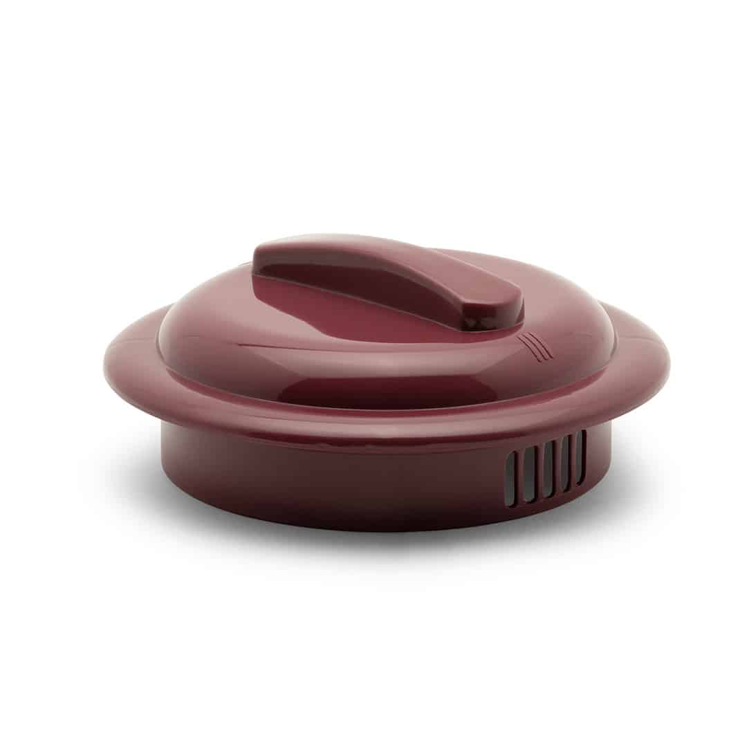 KH Healthcare Traditional Jug 1Lt Lid Burgundy PP (#11)