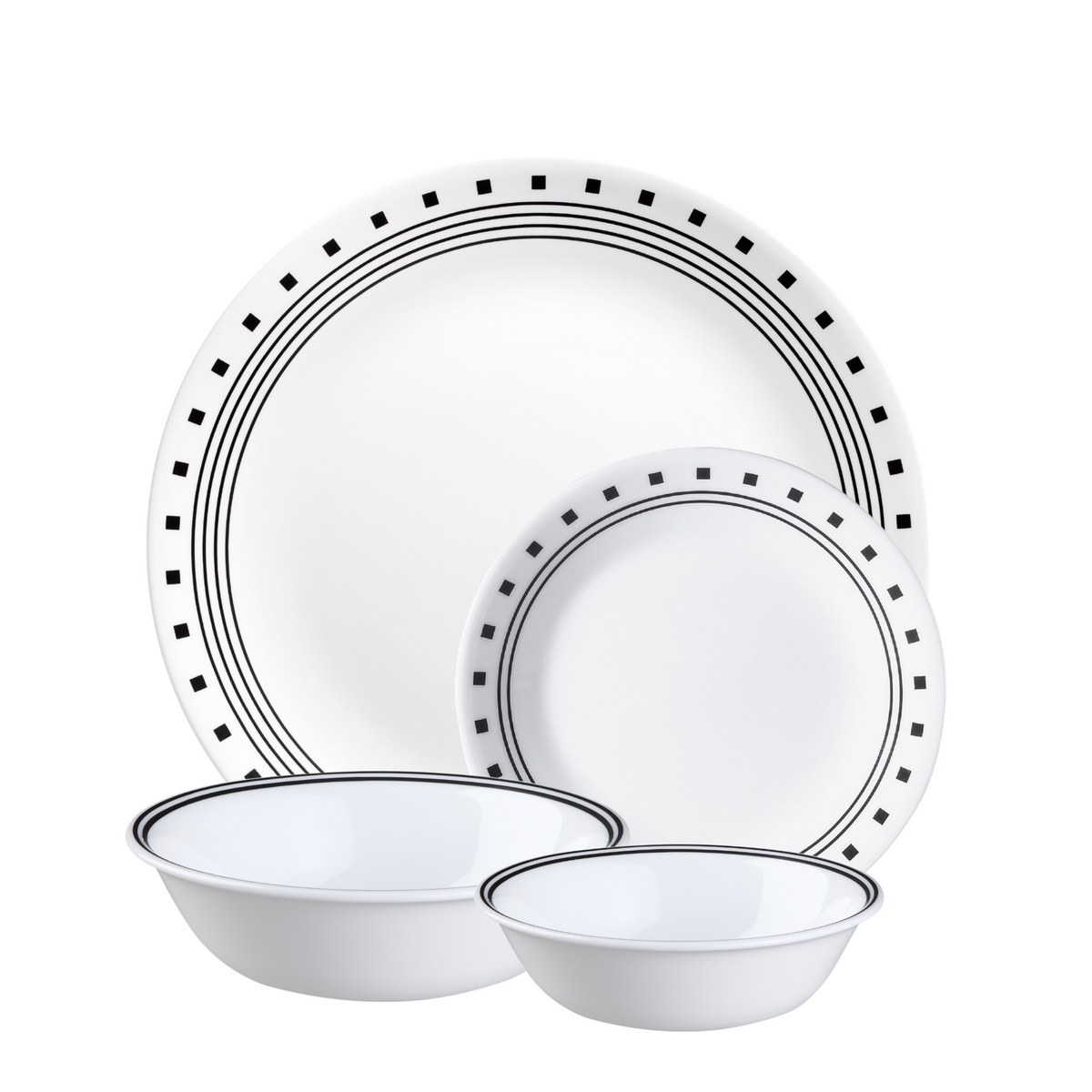 Corelle City Block 16 Piece Dinner Set