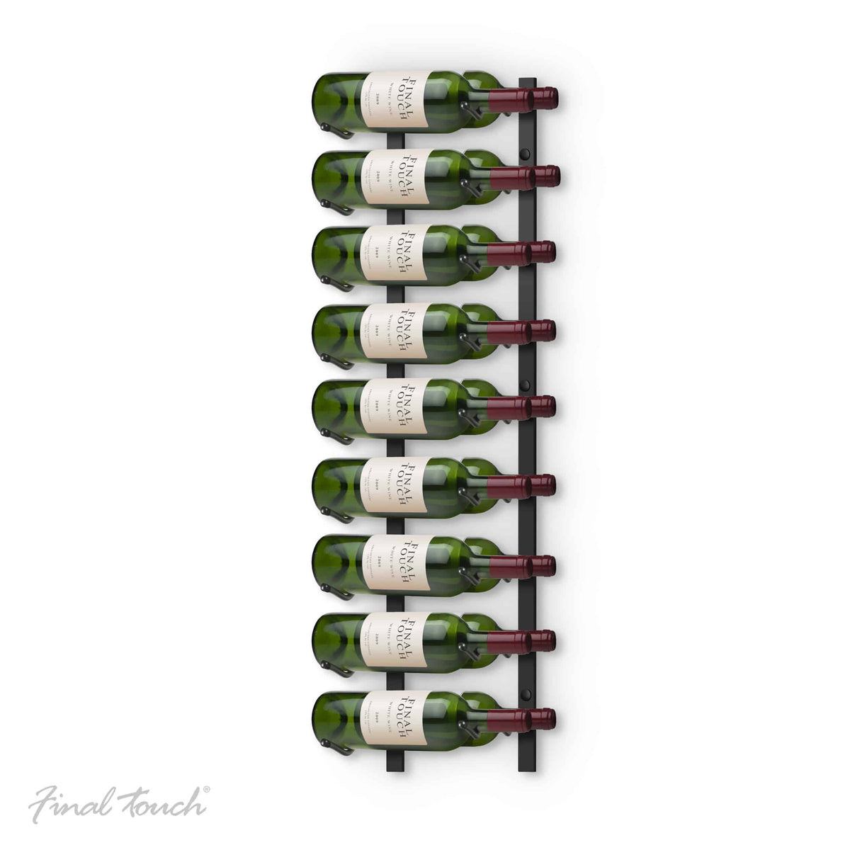 Final Touch Wall Mounted 18 Bottle Wine Rack