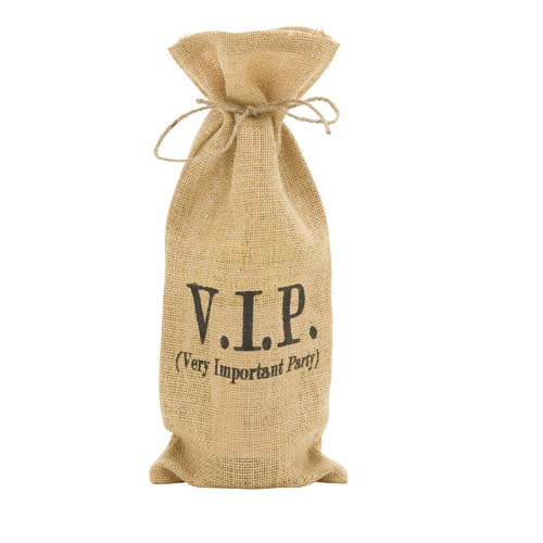 Jute Bottle Sack (Pack Of 12) – V.I.P. (Very Important Party)