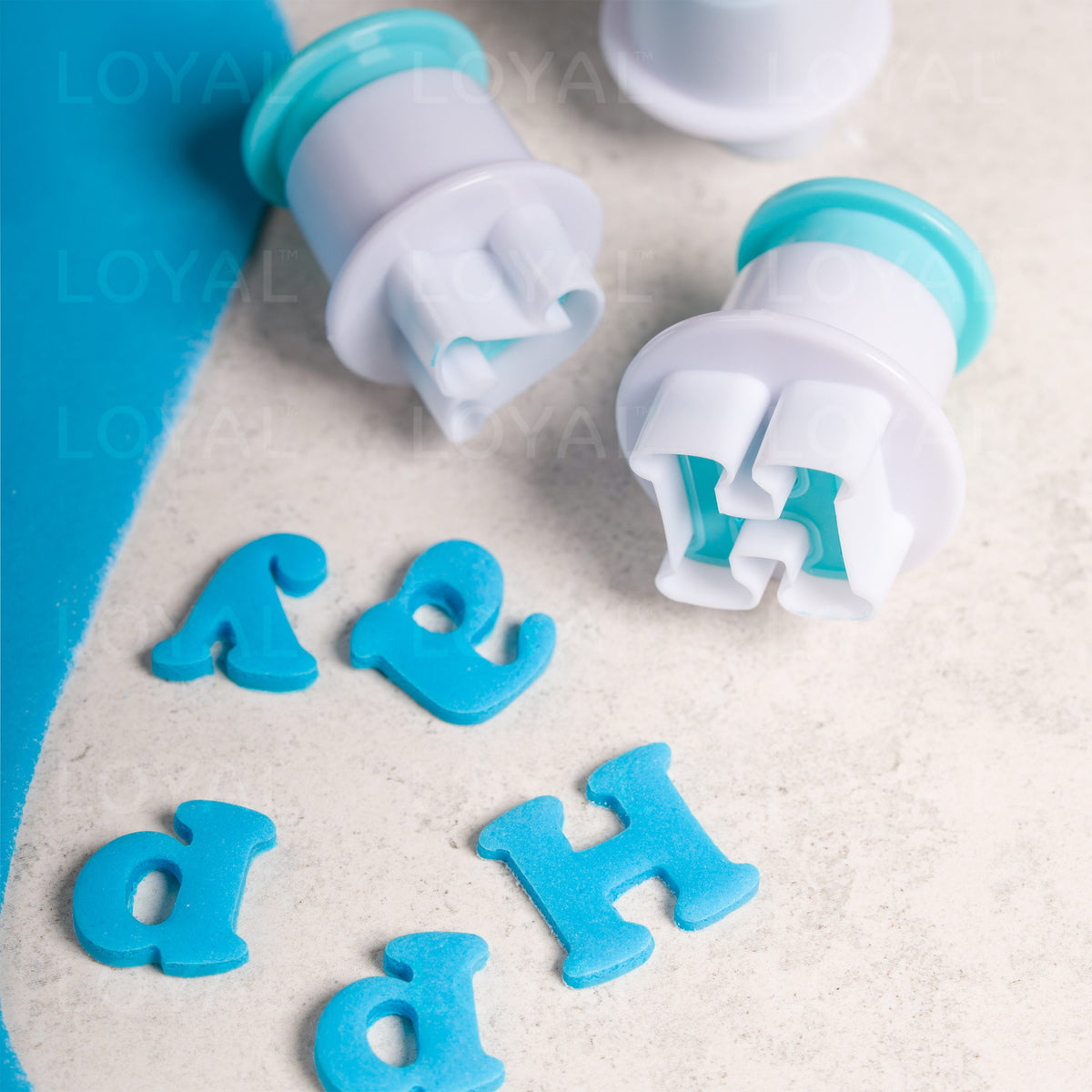LOYAL Alphabet Cutter Set Lower Case Mini 26 Piece