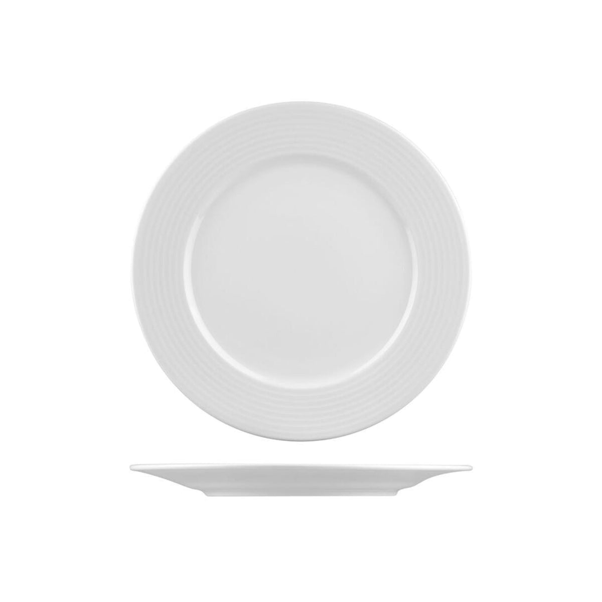 RAK Porcelain Rondo Wide Rim Round Plate 270mm White