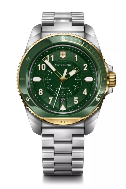 Victorinox Journey 1884 Two Tone Green Dial on Bracelet