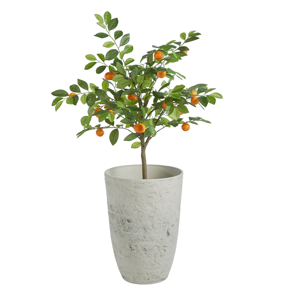 Rogue Rustic Stone Look Tall Planter Pot Rustic Cream 35.5 x 49.5cm