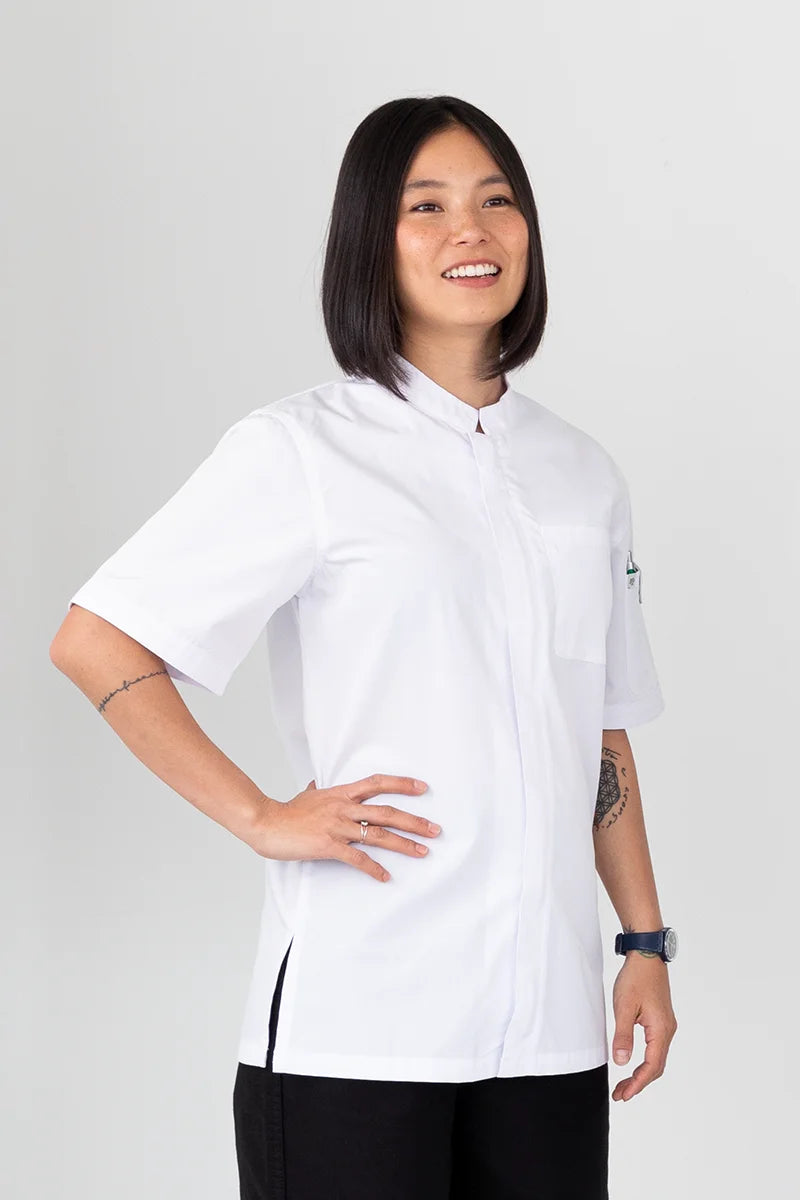 Aussie Chef Arli White Jacket - L
