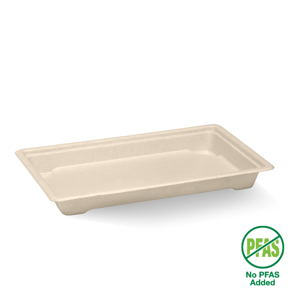 BioPak Large Plant Fibre Sushi Tray (Carton of 600)