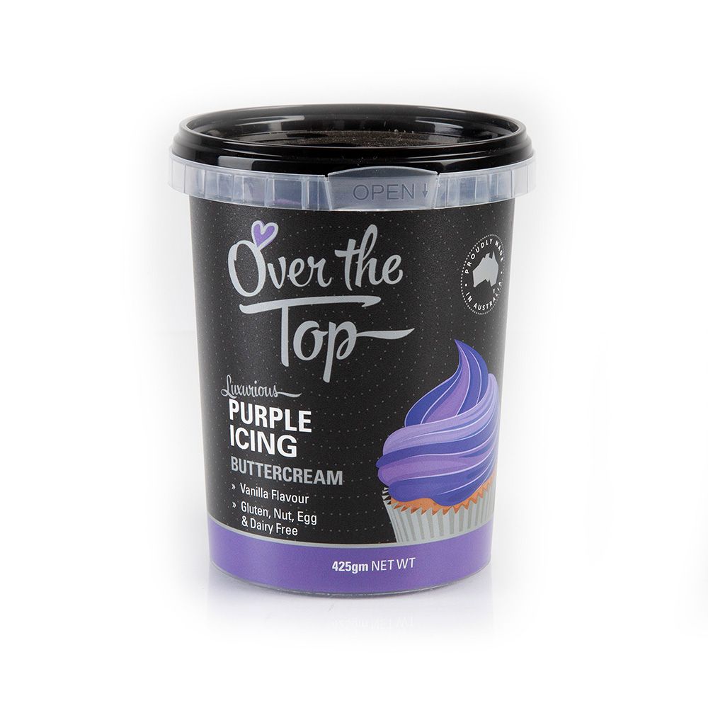 Over The Top Buttercream Purple 425g