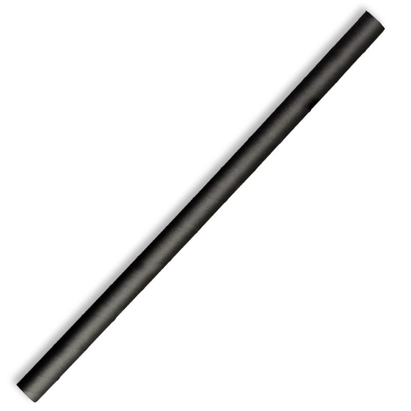 BioPak 10mm Jumbo Black BioStraw (Carton of 2500)