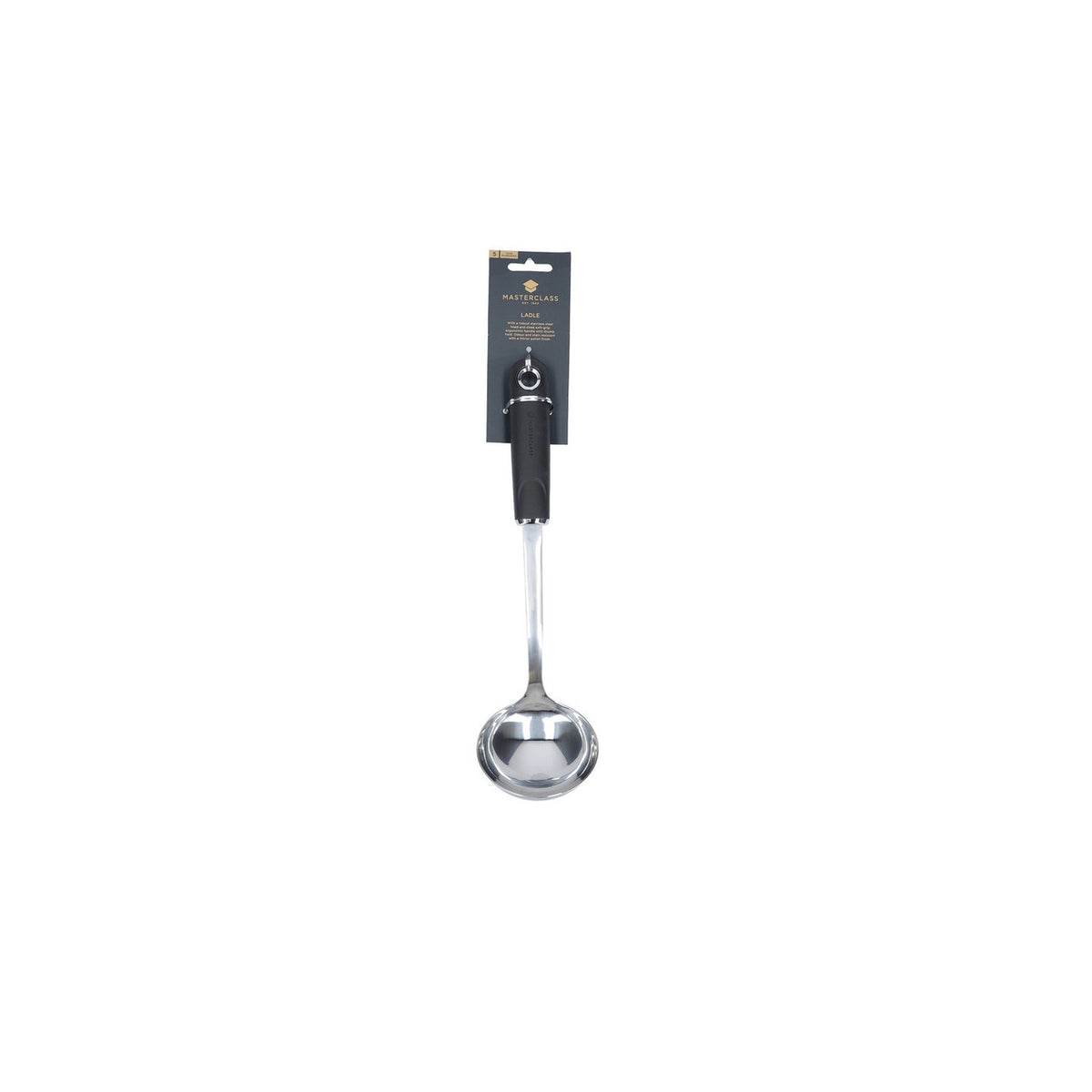 MasterClass Soft Grip Stainless Steel Ladle