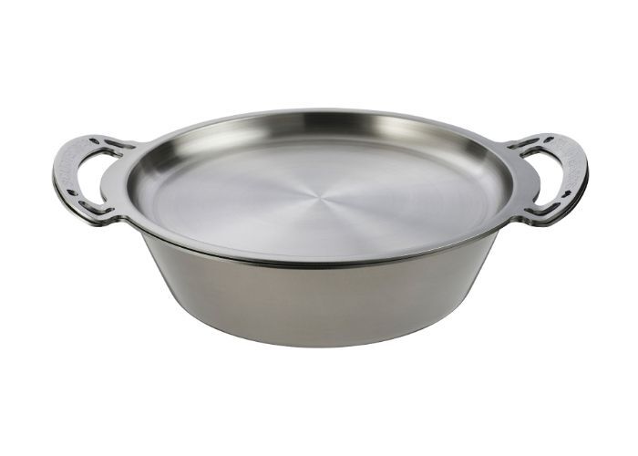 Solidteknics nöni Stainless Steel Rondeau & 33cm Skillet Lid Set 6L (Dutch Oven)