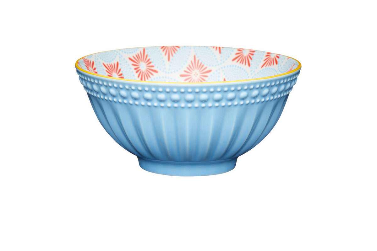 Mikasa Glazed Stoneware Bowl 15.5cm (Blue Mosaic)