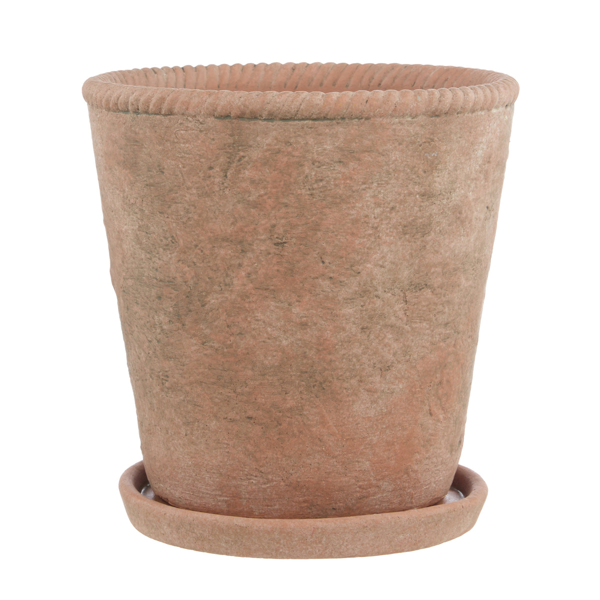 Rogue Chinon Round Pot With Saucer Large