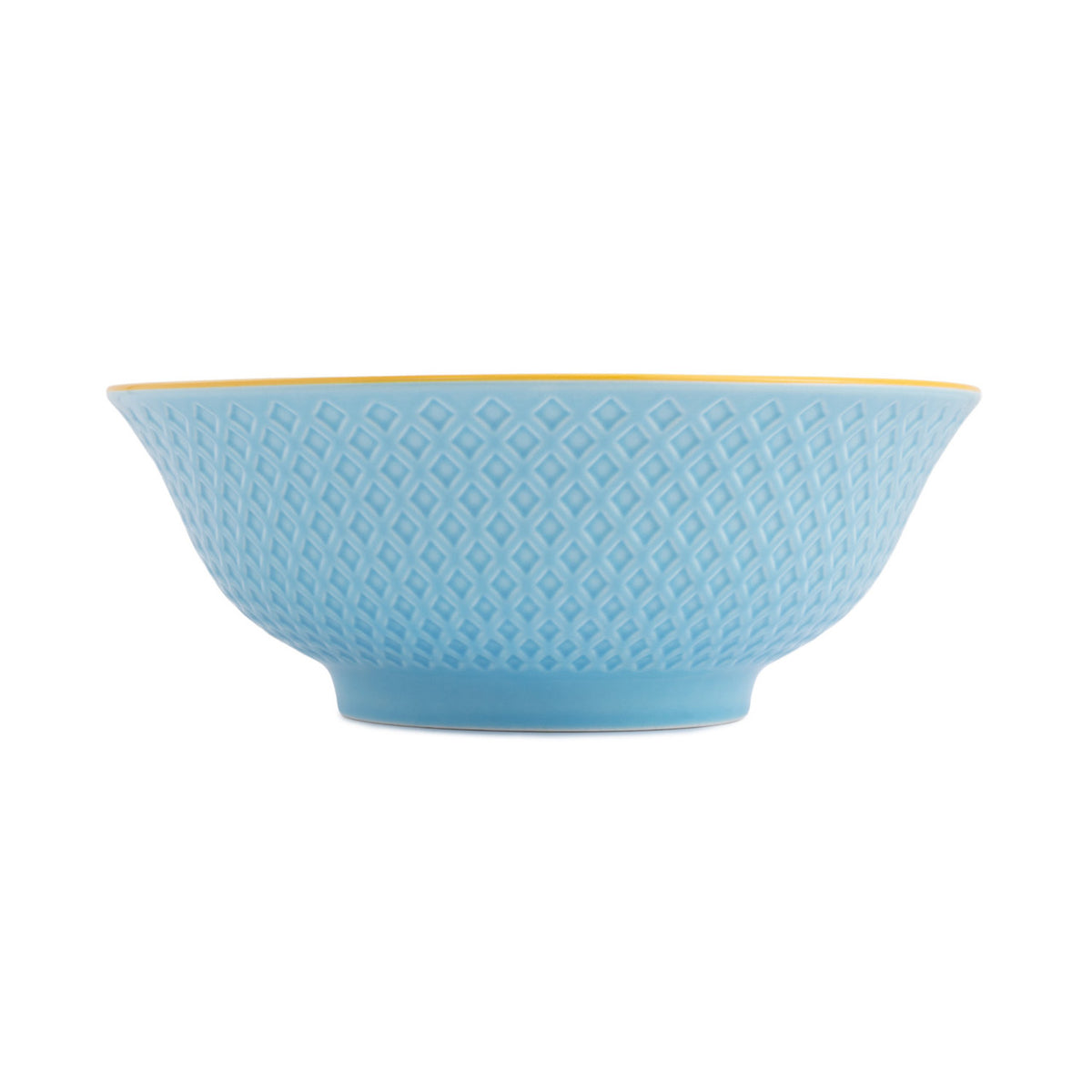Mikasa Stoneware Ramen Bowl 21cm (Blue Mosaic)