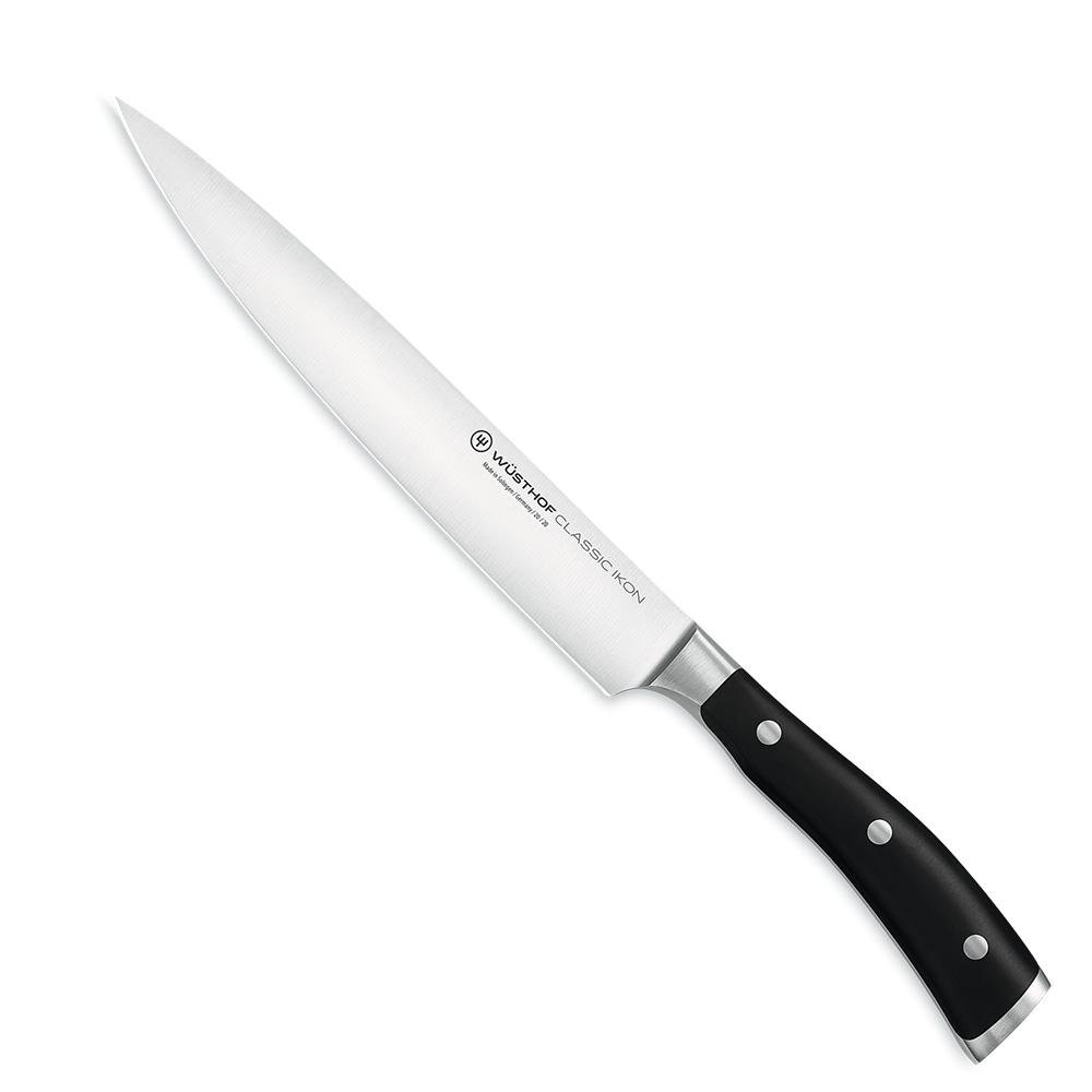 Wusthof Classic Ikon Black Carving Knife - 20cm