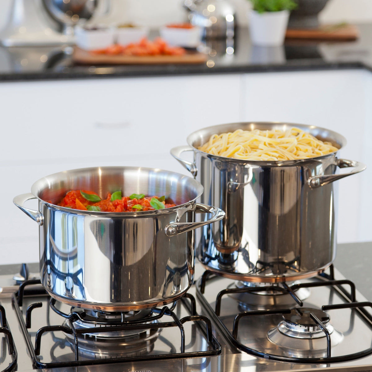 Essteele Per Vita Copper Base Stainless Steel Induction 24cm/9.0L Covered Stockpot